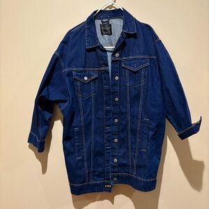Zara  trafaluc collection oversized  denim jacket size M